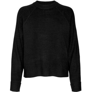 VERO MODA Women's Vmgold Mix LS O-Neck Pullover Ga Knitted Jumper, Black, XS VERO MODA Women's Vmgold Mix LS O-Neck Pullover Ga Knitted Jumper, Black, XS