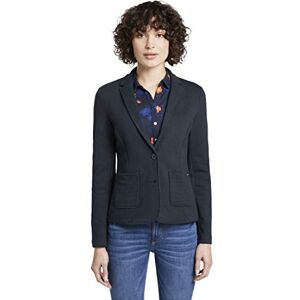 TOM TAILOR Ladies 1017124 Textured blazer, 10668 Sky Captain Blue, XXL TOM TAILOR Ladies 1017124 Textured blazer, 10668 Sky Captain Blue, XXL