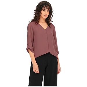 JDY Women's Divya 3/4 Top WVN Noos T-Shirt, Rose Brown, 16 JDY Women's Divya 3/4 Top WVN Noos T-Shirt, Rose Brown, 16