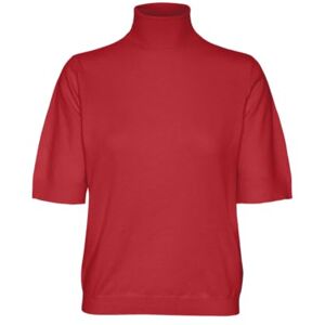 VERO MODA Women's Vmfantastic 2/4 Roll Neck Pullover Ga Boo Knitted Jumper, Salsa, XS VERO MODA Women's Vmfantastic 2/4 Roll Neck Pullover Ga Boo Knitted Jumper, Salsa, XS