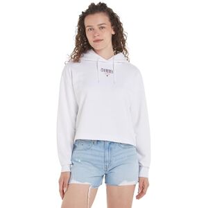 Tommy Jeans Women's Tjw Rlx Essential Logo Hoodie Hoodies, White, XL Tommy Jeans Women's Tjw Rlx Essential Logo Hoodie Hoodies, White, XL