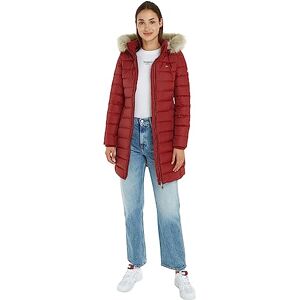 Tommy Jeans Women's Essential Down-Filled Coat Winter, Red (Rouge), XS Tommy Jeans Women's Essential Down-Filled Coat Winter, Red (Rouge), XS