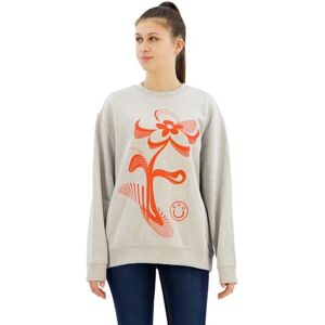 Hugo Boss Women's Classic Crew_b_1 Sweatshirt, Open Grey, L Hugo Boss Women's Classic Crew_b_1 Sweatshirt, Open Grey, L