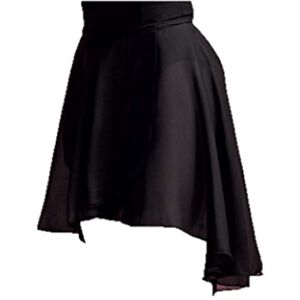Capezio Womens Full Sweep Wrap Skirt, Black Capezio Womens Full Sweep Wrap Skirt, Black