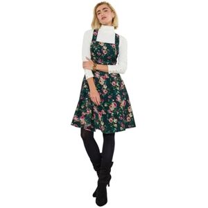 Joe Browns Women's Floral Print Pinafore Dress, Green, 16 Joe Browns Women's Floral Print Pinafore Dress, Green, 16