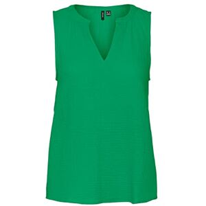 VERO MODA Women's VMNATALI NIA SL TOP WVN Vest, Bright Green, XS VERO MODA Women's VMNATALI NIA SL TOP WVN Vest, Bright Green, XS