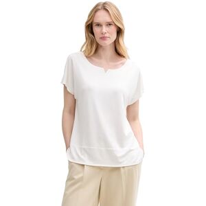 TOM TAILOR Women's T-Shirt, 10315 Whisper White, XXS TOM TAILOR Women's T-Shirt, 10315 Whisper White, XXS