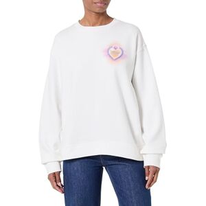 Hugo Boss Women's Oversized Crew_B_2 10266045 01 Sweatshirt, Natural102, L Hugo Boss Women's Oversized Crew_B_2 10266045 01 Sweatshirt, Natural102, L