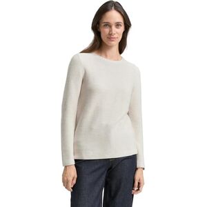 TOM TAILOR Ladie's 1016350 Knitted Jumper with Organic Cotton, 24192-Dusty Alabaster Melange, L TOM TAILOR Ladie's 1016350 Knitted Jumper with Organic Cotton, 24192-Dusty Alabaster Melange, L