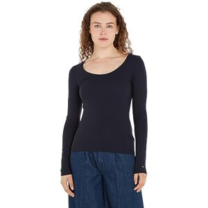 Tommy Hilfiger Women's Long-Sleeve Slim Modern T-Shirt Basic, Blue (Desert Sky), 3XL Tommy Hilfiger Women's Long-Sleeve Slim Modern T-Shirt Basic, Blue (Desert Sky), 3XL