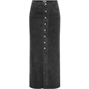ONLY Women's Onlkita Button Maxi DNM Skirt Gua, Washed Black, S ONLY Women's Onlkita Button Maxi DNM Skirt Gua, Washed Black, S