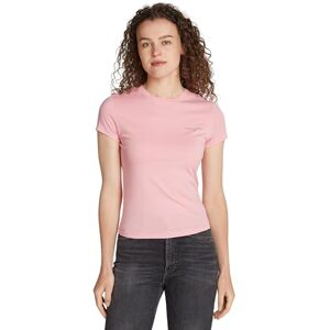 Tommy Jeans Women's Tjw Slim Linear Tee Dw0dw18785 S/S T-Shirt, Pink (Ballet Pink), XL Tommy Jeans Women's Tjw Slim Linear Tee Dw0dw18785 S/S T-Shirt, Pink (Ballet Pink), XL