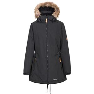 Trespass Womens Parka Jacket Celebrity Waterproof, Longer Length, Fleece Lined, Lightly Padded, 2 Zip Pockets, Stud-Off Hood Fur Trim, Elasticated Sides, 2 Way Zip Trespass Womens Parka Jacket Celebrity Waterproof, Longer Length, Fleece Lined, Lightly Padded, 2 Zip Pockets, Stud-Off Hood Fur Trim, Elasticated Sides, 2 Way Zip