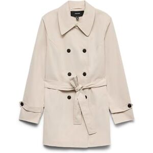 VERO MODA Women's Trenchcoat Vmchelsea Olivia Noos Trench Coat, Oatmeal, M VERO MODA Women's Trenchcoat Vmchelsea Olivia Noos Trench Coat, Oatmeal, M