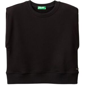 United Colors of Benetton Women's Jersey S/M 3u0SD108Q Sweatshirt, Black 100, M United Colors of Benetton Women's Jersey S/M 3u0SD108Q Sweatshirt, Black 100, M