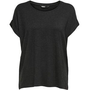 ONLY Women's Onlmoster S/S O-neck Top Noos Jrs T Shirt, Dark Grey Melange, XS UK ONLY Women's Onlmoster S/S O-neck Top Noos Jrs T Shirt, Dark Grey Melange, XS UK