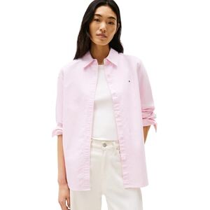 Tommy Hilfiger Women’s Relaxed Fit Oxford Shirt, Multicolor (Classic Ithaca STP/Mid Pink), 16 Tommy Hilfiger Women’s Relaxed Fit Oxford Shirt, Multicolor (Classic Ithaca STP/Mid Pink), 16