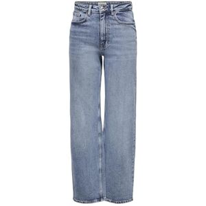 ONLY Women's Female mit Weitem Bein Onljuicy Hohe Taille Weiter Beinschnitt Jeans Wide Leg fit high Waistband and Front Pockets, Medium Blue (Medium Blue Denim), 34W x 32L ONLY Women's Female mit Weitem Bein Onljuicy Hohe Taille Weiter Beinschnitt Jeans Wide Leg fit high Waistband and Front Pockets, Medium Blue (Medium Blue Denim), 34W x 32L