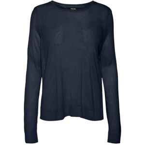 VERO MODA Women's Vmnova Ls O-Neck Pullover Ga Noos Sweater, Blazer Navy, S VERO MODA Women's Vmnova Ls O-Neck Pullover Ga Noos Sweater, Blazer Navy, S