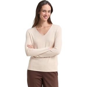 TOM TAILOR Ladies Basic knitted jumper 1012976, 20737 Desert Sand Melange, M TOM TAILOR Ladies Basic knitted jumper 1012976, 20737 Desert Sand Melange, M