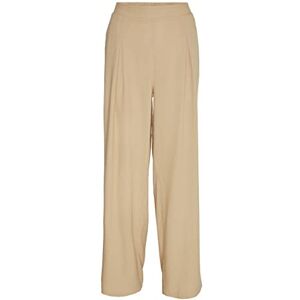 VERO MODA Women's VMMYMILO HW Wide Pants WVN GA, Irish Cream, M VERO MODA Women's VMMYMILO HW Wide Pants WVN GA, Irish Cream, M