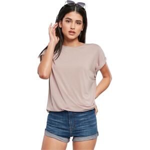 Urban Classics Women's Ladies Modal Extended Shoulder Tee T-Shirt, Duskrosis, Large Urban Classics Women's Ladies Modal Extended Shoulder Tee T-Shirt, Duskrosis, Large