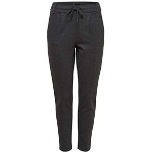ONLY Womens Onlpoptrash Life Easy Col Pant Pnt Noos Trousers, Grey (Dark Grey Melange), S / 34L UK ONLY Womens Onlpoptrash Life Easy Col Pant Pnt Noos Trousers, Grey (Dark Grey Melange), S / 34L UK