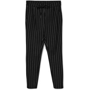VERO MODA Women's VMEVA MW Loose String Pant GA NOOS Pants, Black/Stripes:Snow White Pinstripe, VERO MODA Women's VMEVA MW Loose String Pant GA NOOS Pants, Black/Stripes:Snow White Pinstripe,