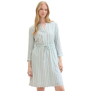TOM TAILOR Women's Dress, 35350 Mint Blue Offwhite Stripe, 8 TOM TAILOR Women's Dress, 35350 Mint Blue Offwhite Stripe, 8