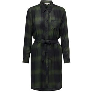 ONLY Women's Onlriley Life Ls Dress WVN Blouse, Black/Checks: Duffle Bag, XS ONLY Women's Onlriley Life Ls Dress WVN Blouse, Black/Checks: Duffle Bag, XS