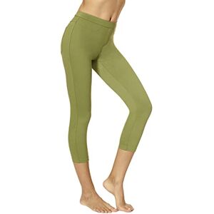 No Nonsense Women's Classic Denim Capri Leggings with Pockets, Comfortable Stretch Pull on Pants, Fatigue, Large No Nonsense Women's Classic Denim Capri Leggings with Pockets, Comfortable Stretch Pull on Pants, Fatigue, Large