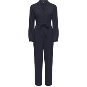 ONLY Women's Onlnova Life Vis L/S Zira Jumpsuit Solid, Night Sky, M ONLY Women's Onlnova Life Vis L/S Zira Jumpsuit Solid, Night Sky, M