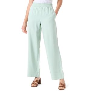 VERO MODA Women's Vmcarmen Hw Wide Pull-On Pant Noos Slip-on Trousers, Silt Green, S / 32L VERO MODA Women's Vmcarmen Hw Wide Pull-On Pant Noos Slip-on Trousers, Silt Green, S / 32L
