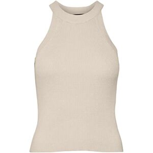 VERO MODA Women's Vmgold Rib Tank Top Sweater, Birch, XS VERO MODA Women's Vmgold Rib Tank Top Sweater, Birch, XS