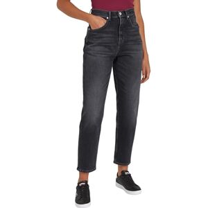 Tommy Jeans Women's Tapered Fit Mom Jeans, Blue (Denim Black), 27W/32L Tommy Jeans Women's Tapered Fit Mom Jeans, Blue (Denim Black), 27W/32L