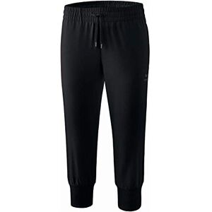 Erima Women's Basic Cropped Pants Black, Size 34/X-Small Erima Women's Basic Cropped Pants Black, Size 34/X-Small