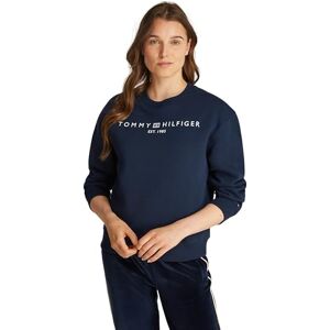 Tommy Hilfiger Women's Sweatshirt without Hood, Blue (Dark Night Navy), XS Tommy Hilfiger Women's Sweatshirt without Hood, Blue (Dark Night Navy), XS