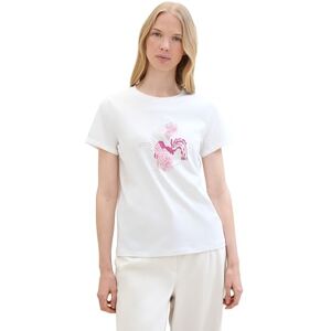 TOM TAILOR Women's 1041569 T-Shirt, 10315 Whisper White, 3XL TOM TAILOR Women's 1041569 T-Shirt, 10315 Whisper White, 3XL