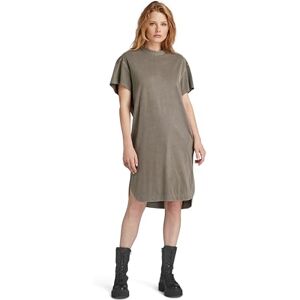 G-STAR RAW Women's Overdyed Loose T-Shirt Dress, Brown XL G-STAR RAW Women's Overdyed Loose T-Shirt Dress, Brown XL