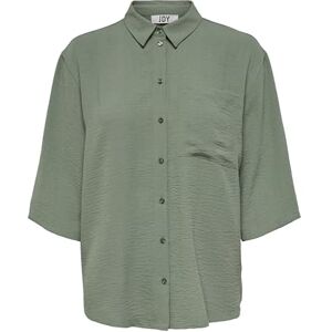 JDY Women's DIVYA 3/4 Loose Shirt WVN NOOS T-Shirt, Sea Spray, JDY Women's DIVYA 3/4 Loose Shirt WVN NOOS T-Shirt, Sea Spray,