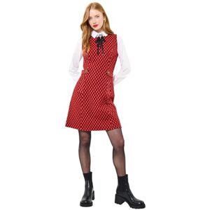 Joe Browns Women's Mini Length Pinafore Dress, Regular, Red, UK 18 Joe Browns Women's Mini Length Pinafore Dress, Regular, Red, UK 18