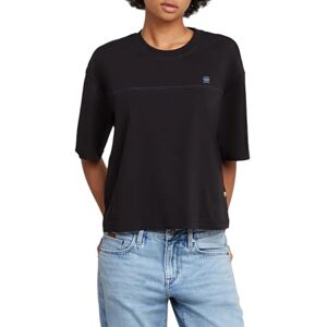 G-STAR Women's Horizontal Seam Loose Top, Black (dk black D26134-336-6484), XL G-STAR Women's Horizontal Seam Loose Top, Black (dk black D26134-336-6484), XL