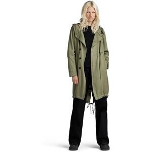 G-STAR Women's Fluid Fishtail Hooded Parka , Green (shamrock D24255-D520-2199), XXS G-STAR Women's Fluid Fishtail Hooded Parka , Green (shamrock D24255-D520-2199), XXS