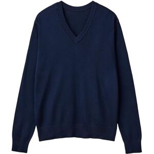 United Colors of Benetton Women's V-Neck Jersey M/L 103cd10be Sweater, Blue, XS United Colors of Benetton Women's V-Neck Jersey M/L 103cd10be Sweater, Blue, XS