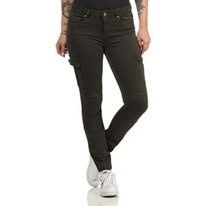 ONLY Cargo Jeans Hose Stretch Denim Jogger Pants Slim Mid Waist Karottenhose ONLMISSOURI, Farben:Grün-3, Größe:40W / 30L, Z-Länge:L30 ONLY Cargo Jeans Hose Stretch Denim Jogger Pants Slim Mid Waist Karottenhose ONLMISSOURI, Farben:Grün-3, Größe:40W / 30L, Z-Länge:L30