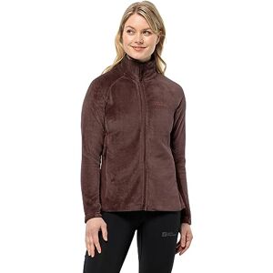 Jack Wolfskin Women's Rotwand Fz W Fleece Jacket, Dark Brown, XXL Jack Wolfskin Women's Rotwand Fz W Fleece Jacket, Dark Brown, XXL