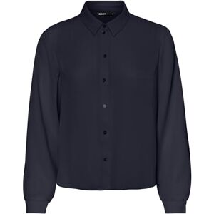 ONLY Onlnova Life VIS L/S Emma Shirt Solid, Night Sky, M ONLY Onlnova Life VIS L/S Emma Shirt Solid, Night Sky, M
