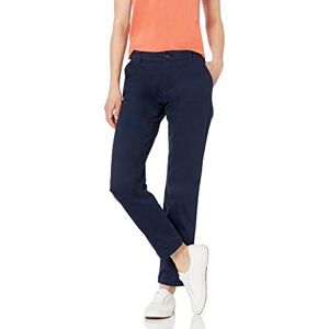 Amazon Essentials Women's Curvy Straight-Fit Stretch Twill Chino Trousers, Navy, 18 Amazon Essentials Women's Curvy Straight-Fit Stretch Twill Chino Trousers, Navy, 18