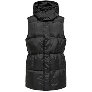 ONLY Women's Onldemy Otw Noos Padded Waistcoat Jacket, Black, M UK ONLY Women's Onldemy Otw Noos Padded Waistcoat Jacket, Black, M UK