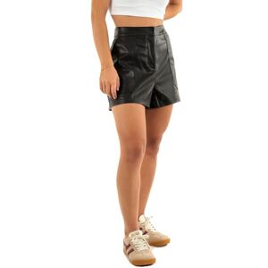 ONLY Women's ONLTRICIA Faux Leather Shorts OTW NOOS, Black, L ONLY Women's ONLTRICIA Faux Leather Shorts OTW NOOS, Black, L